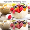 Brtstiun 6W E12 LED Ceiling Fan Light Bulbs, C37 Chandelier