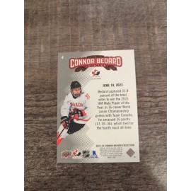 2023-24 Upper Deck Connor Bedard Collection Highlights RC Rookie Card #4