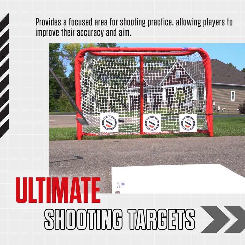 Snipers Edge Hockey - Shooting Targets - Fits Inside Goal,