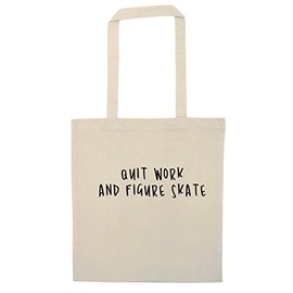 Flox Creative Quite work figure skate | Tote Bag