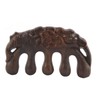 Meridian Wide Tooth Massage Comb Green Sandalwood Head Scalp Massage