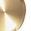 Xebslyti Round Stainless Steel Tray Dinner Dishes Plate Gold Decorative