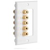 Fosmon 5 Speaker 10 Binding Home Theater Gold Copper Banana