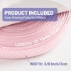 FAKILO Polka Dot Grosgrain Ribbon 10mm X 22m Pink and