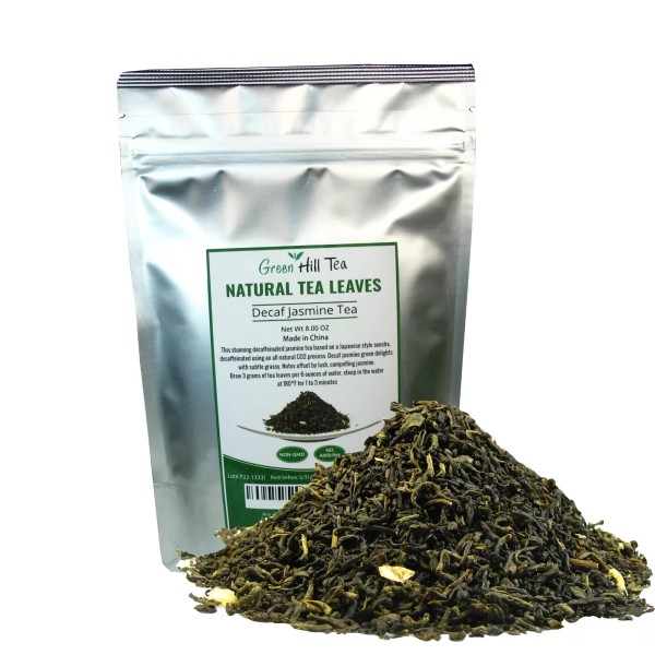 Green Hill Tea Decaf Jasmine Green Tea Canadian Chemical Free