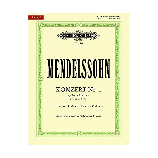Mendelssohn: Piano Concerto No. 1 in G Minor, Op. 25