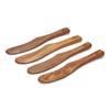 Berard Acero Olive Wood 6 Inch Spreader, Set of 4