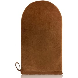 Manoplas de Autobronceado Aplicador de Loción Guante de Bronceado Manopla de Bronceado sin Sol Pequeña (Marrón)