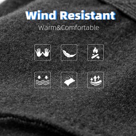 AMRTA Winter Gloves for Kids Waterproof with 2 Gloves Clips, Touchscreen Gloves Warm Outdoor Bike Cycling Full Finger for Boys Girls Youth Children Junior (S, Purple)
