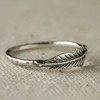 Retro Vintage Oxidized Leaf Braided Twisted Wrap Thumb Ring，Vintage vintage