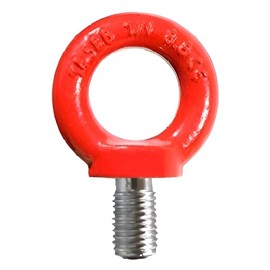 All Material Handling C80327 Eye Bolt, Metric Grade 8.8, M27 x 45 mm Thread, 10 Tons