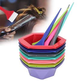 14pcs Hair Coloring Brushes Bowls Set, Professional Hair Dyeing Kit Hair Highlighting Tools 7pcs Hair Dye Brushes and 7pcs Mixing Bowls Set Tint Tool