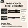 Car Cover Straps Wind Protector, Heavy Duty Tie Down, For