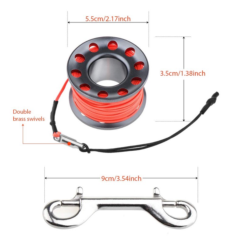 Seafard 4ft Red Scuba Diving Open Bottom Surface Marker Buoy