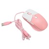 Wired Mouse Ergonomic Streamlined Cool RGB Optical Sensor Gaming Mechanical