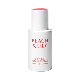 Peach & Lily - Suero Refinador de Piel de Cristal para el Rostro (1.35 onzas) - Suero de Ácido Hialurónico y Niacinamida - Piel Sensible - Vitamina B3, Durazno y Ñame, Péptidos - Cuidado Personal