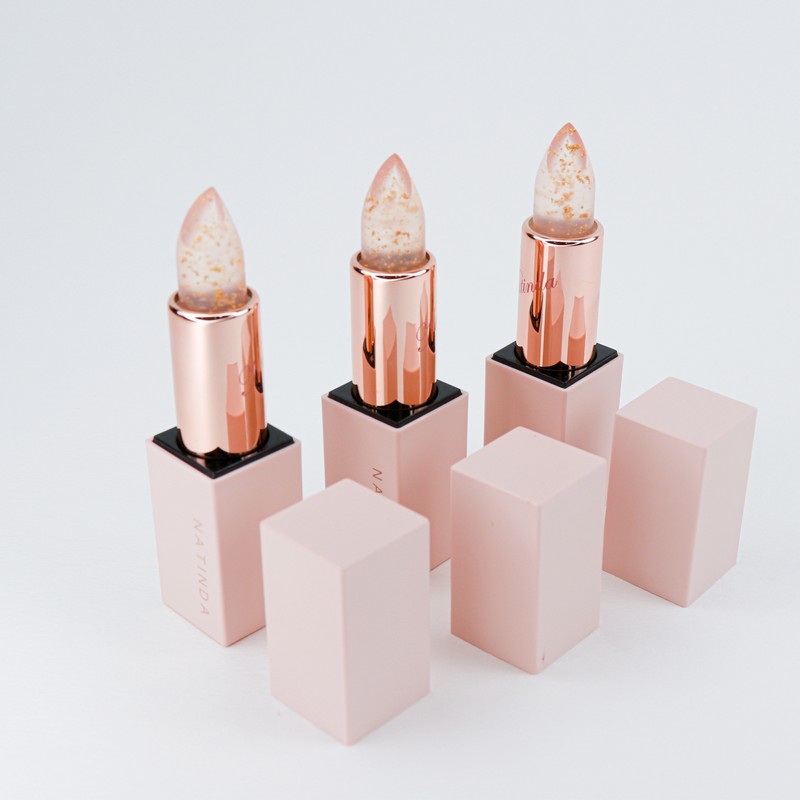 Natinda Reversal Magic Tattoo Gold Lipstick Pink pearl lipstick that