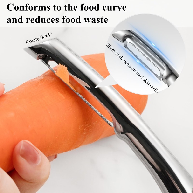 LIIGEMI Premium Stainless Steel Vegetable Peeler,I Sharp Potato Peeler for