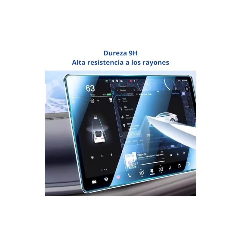GV TECH Protector de pantalla de cristal Templado 15.6 pulgadas