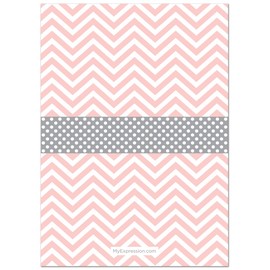 24 Cnt Pink Carriage Baby Fill-in Baby Shower Invitations