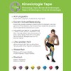 LisaCare Kinesiology Tape - Physio Tape - Set of 3
