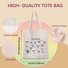 Hummingbird Tote Bag Gift for Hummingbird Lover Hummingbird Themed Gift Birdwatching Gift Hummingbird Handbag (Hummingbirds tote bag 1uk)