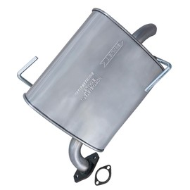 Exhaust Passenger Side Rear Muffler Compatible for 2010-2015 Subaru Outback 3.6L | Stainless Steel | Northeastern Exhaust | Free Gasket Included | Automotive Replacement Part | Direct-Fit