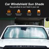 Bekantogy Car Windshield Sun Shade Windshield Sunscreen Heat Shield Compatible