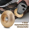 Pack of 4 Wood Sanding Discs for Angle Grinders, Wood