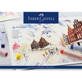 Faber-Castell Studio Quality 128336 Soft Pastel Crayons Set of 36 in Case