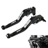 KBGRAX Motorcycle Aluminum CNC Adjustable Foldable Extendable Brake Clutch Levers