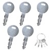 5 Pieces Ignition Key Set Replacement for Excavator Start Switch