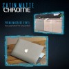 Solutions 60"x72" In Silver Satin Matte Chrome Metallic Vinyl Wrap