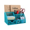Generic Mesh Desk Tidy Organiser Office Stationery Container 5 Storage