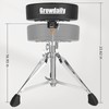 GrowDaily GrowDaily Drum Throne Seat,Adjustable Stool Drum Universal Thick Padded