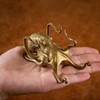 FJXQTCXD Metal Octopus Cuttlefish Figurines Statue Desk Stand for Phone