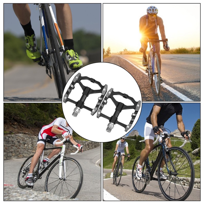 Wheelup Bicycle Pedals Carbon Fiber Aluminum Alloy Bearing Platform AntiSlip