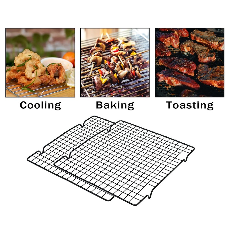 VNIMTI Baking Cooling Rack 2 Sets, Cookie Cooling Racks for