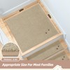 BEQHAUSE Stair Landing Rug Non-Slip 30"x30", Square Stair Landing Mats