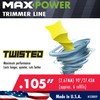 Maxpower 338809 Premium Twisted Trimmer Line .105-Inch Twisted Trimmer Line