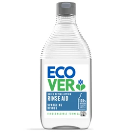 Ecover Dishwasher Rinse Aid, Sparkling Dishes, Quick Drying Action, 450m
