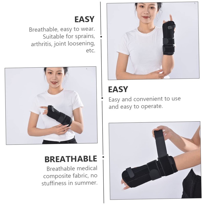KOMBIUDA Wrist Brace for Left Hand Adjustable Support for Sprains