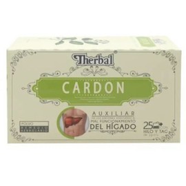 Therbal Te de Cardon con boldo manzanilla salvia anis verde hierbabuena 25 tea bags