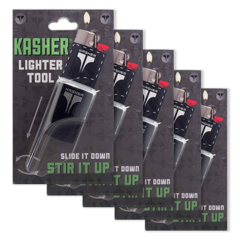 Kasher’s Classic Lighter Tool Pack of 5 - Lightweight &