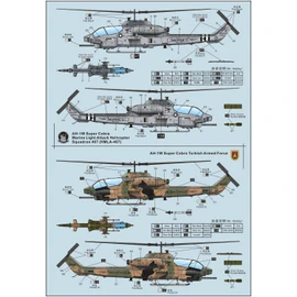 Dream Model 1/72 US Marine Corps AH-1W Super Cobra Late Model DMO720017 Molded Color