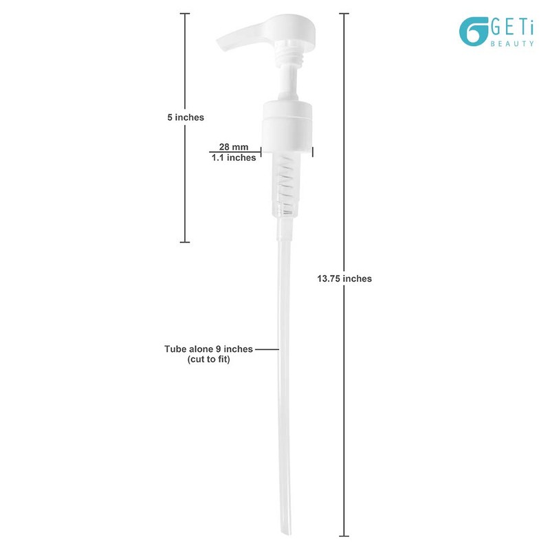 2-Pack Liter 33.8 oz Shampoo Conditioner Pump Dispenser | Fits