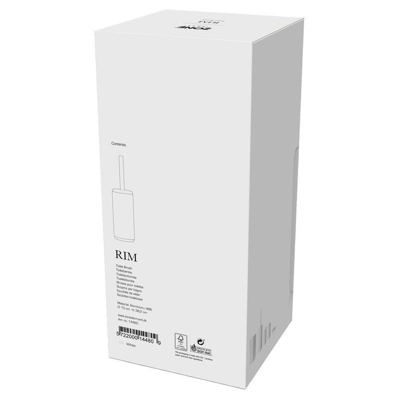 Zone Denmark Rim Toilet Brush, Toilet Brush, Brush Set with