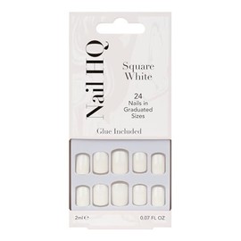 Nail HQ Square White Nails