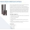 Pentair Pentek FloPlus-10 Carbon Water Filter, 10-Inch, Under Sink Modified