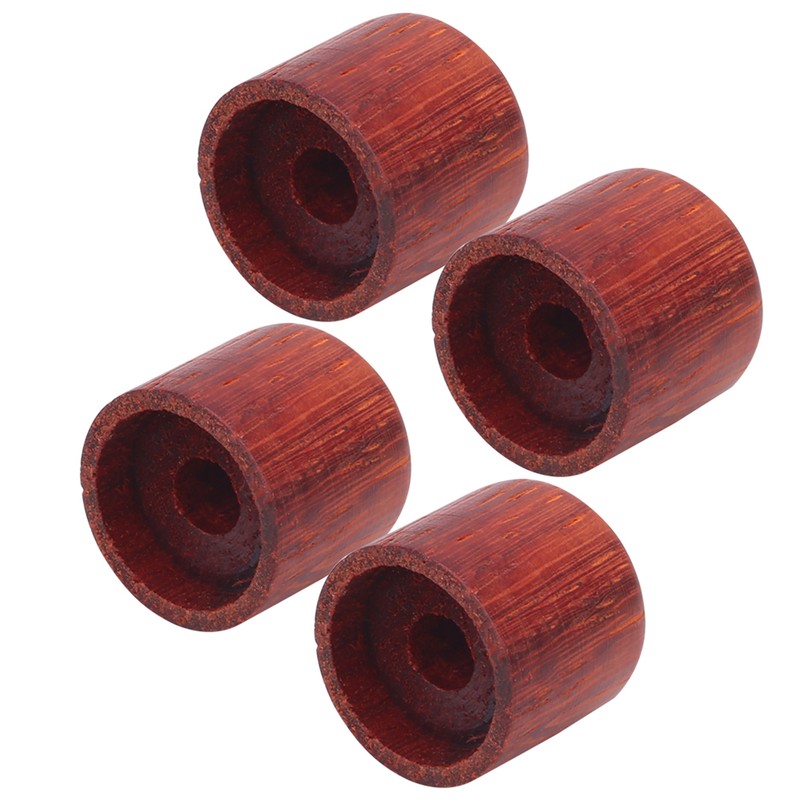 4pcs Maple Wood Effect Pedal Control Amplifier Knobs for Electric